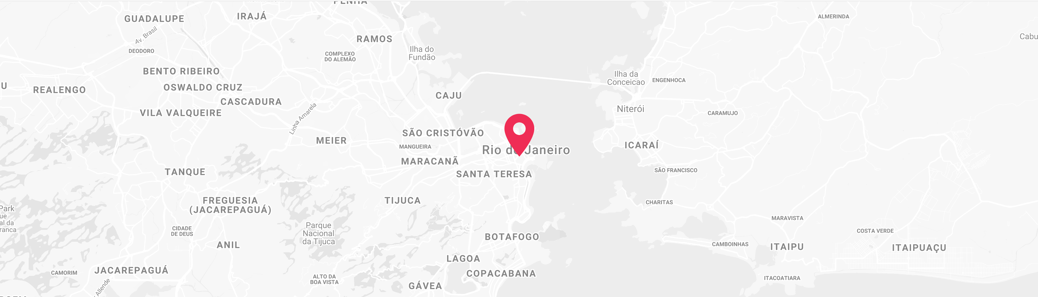 mapa com localização da empresa no rio de janeiro